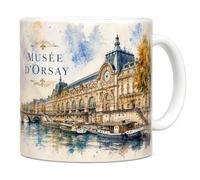 Mug Musée d'Orsay Aquarelle - La Gare des Chefs-d'Œuvre - Céramique 330 ml