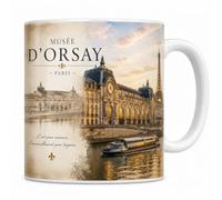 Mug Musée d'Orsay Photo - L'Horloge des Impressionnistes - Céramique 330 ml