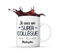 Mug Mustapha Un Super Collègue Tasse Cadeau Prénom Nom De Famille Travail Métier Départ Retraite Collègue