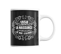 Mug Naissance Légende 1958 Tasse Cadeau Personnalisé