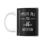Mug natation j'peux pas Noir