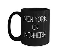 Mug New York Ou Nulle Part Ailleurs Mug À Café 330Ml | Mug Cadeau Personnalisable Résistant Tasses à Thé pour Travail Noël Anniversaire