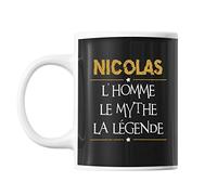 Mug Nicolas Prénom Mythe Légende