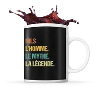 Mug Nils Mythe Légende Vintage Tasse Prénom Cadeau Anniversaire Humour