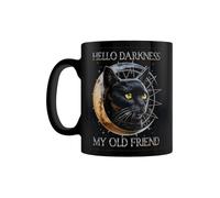 Mug noir Hello Darkness My Old Friend