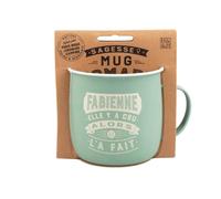 Mug Nomade - Mug à thé et café personnalisé Fabienne - Cadeau pour Femme