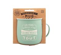 MUG NOMADE - Mug à thé et café personnalisé Grand-père - cadeau pour Homme, Pastel