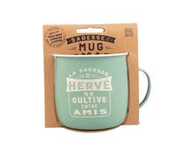 MUG NOMADE - Mug à thé et café personnalisé Hervé - Cadeau pour Homme