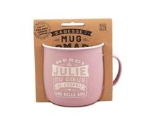 Mug Nomade - Mug à thé et café personnalisé Julie - Cadeau pour Femme