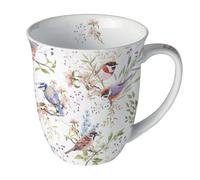 Mug oiseaux du jardin en porcelaine fine 400 ml