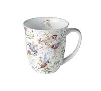 Mug oiseaux du jardin en porcelaine fine 400 ml