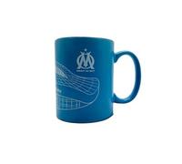 La Plume Dorée Mug Olympique de Marseille Stade rétro Vélodrome Bleu