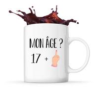 Mug - Original - Anniversaire 18 Ans - Céramique - Imprimé En France - Résistant Lave-Vaisselle