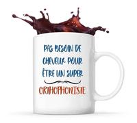 Mug Orthophoniste Pas Besoin De Cheveux Tasse Cadeau Travail Métier Départ Retraite Collègue Anniversaire Noël