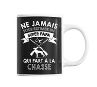 Mug Papa chasse | Tasse drôle pour Père Chasseur | idée cadeau anniversaire Noël fête des Pères