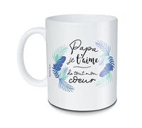 Mug Papa je t'aime de tout mon coeur
