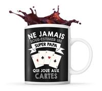 Mug Papa Karting Trentenaire Tasse Drôle Pour Père Joueur De Cartes Idée Cadeau Anniversaire Noël Fête Des Pères