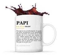 Mug Papi Avis Version Petite Fille Recommandation Tasse Fêtes Des Grands-Pères Cadeau Anniversaire Noël