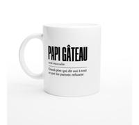 Mug Papi Gâteau Grand-Père Qui Dit Oui à Tout Ce Que les Parents Refusent | Mug Drôle Grand-Père - Idée Cadeau Originale Homme