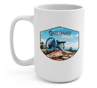 Mug Parc Militaire National De Gettysburg, Pennsylvanie 330Ml Tasse Pratiques Durable Mugs Pour Femme Eau Lait