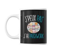 Mug Patchwork j'peux pas Noir