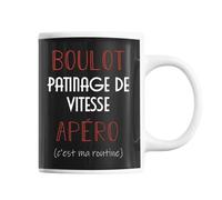 Mug Patinage De Vitesse C'est Ma Routine Tasse Humour
