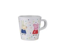 Mug Peppa Pig pour Enfants, Mélamine, 180 ml, Poignée Ergonomique, Lavable au Lave-vaisselle, Multicolore