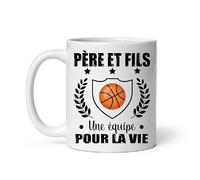 Mug père et fils papa basketteur basketball duo fête des pères