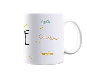 Mug personnalisable avec un prénom - Tasse en céramique, 25 adeau original, cadeau anniversaire, cadeau de Noël