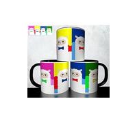 Mug personnalisé 4Ever1 - Kawaii Chat ourson panda licorne lama lapin design 167 Blanc