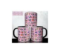 Mug personnalisé 4Ever1 - Kawaii Chat ourson panda licorne lama lapin design 183 Blanc