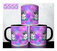 Mug personnalisé 4Ever1 - Kawaii Chat ourson panda licorne unicorn lama lapin design 168 Blanc G