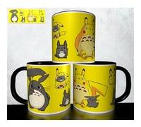 Mug personnalisé 4Ever1 - Kawaii Pokemon Pikachu Totoro design 181 Blanc