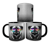 MUG personnalisé 4EVER1 Tasse à café - ANIMAUX FUN CHIEN DJ COOL DOG Réf 01