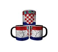MUG personnalisé 4EVER1 Tasse à café - Drapeau CROATIE 03 G