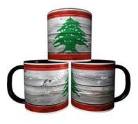 MUG personnalisé 4EVER1 Tasse à café - Drapeau LIBAN 02