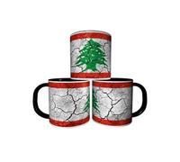MUG personnalisé 4EVER1 Tasse à café - Drapeau LIBAN 03