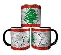 MUG personnalisé 4EVER1 Tasse à café - Drapeau LIBAN 03
