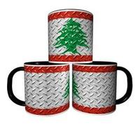 MUG personnalisé 4EVER1 Tasse à café - Drapeau LIBAN 05 G