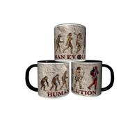 MUG personnalisé 4EVER1 Tasse à café - EVOLUTION DE L'HOMME SUPER HEROS DEADPOOL Réf 10