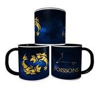 MUG personnalisé 4EVER1 Tasse à café - Signe du Zodiaque Poissons G
