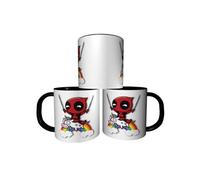 MUG personnalisé 4EVER1 Tasse à café - SUPER HEROS COMICS FUN DEADPOOL LICORNE Réf 06