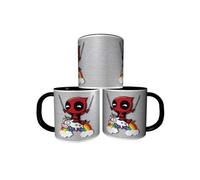 MUG personnalisé 4EVER1 Tasse à café - SUPER HEROS COMICS FUN DEADPOOL LICORNE Réf 07