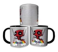 MUG personnalisé 4EVER1 Tasse à café - SUPER HEROS COMICS FUN DEADPOOL LICORNE Réf 07 G