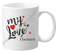Mug personnalisé - My Love - Tasse cadeau pour la Saint Valentin - Homme ou femme - Cadeau romantique pour un couple - Cadeau de Mariage, anniversaire de mariage - Mug.SvA