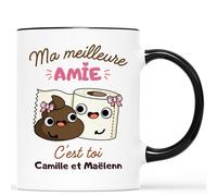 Mug Personnalisé Prénom - Ma Meilleure Amie C'est Toi - Cadeau BFF, Cadeau Personnalisé Meilleure Amie, Tasse Personnalisable Meilleure Amie, Tasse Personnalisable Amitie