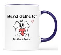 Mug Personnalisé Prénom - Merci D'être Toi - Cadeau Homme Original, Cadeau Femme Original Utile, Tasse a Thé Originale, Tasse à Café Originale, Mug Original Femme, Tasse Merci