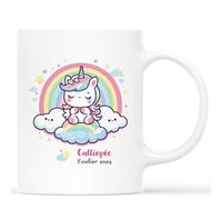 Mug Personnalisé Prénom - Mug Licorne Arc-en-ciel - Cadeau Licorne, Tasse Licorne, Mug Licorne, Licorne Tasse, Mug Pour Enfant, Mug Mignonne, Mug Anniversaire Pour Enfant