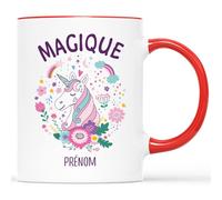 Mug Personnalisé Prénom - Mug Licorne Magique - Mug Licorne, Tasse Licorne, Cadeau Femme Original Utile, Cadeau Original Femme, Mug Original Et Insolite, Mug Original Femme