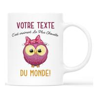 Mug Personnalisé Prénom - Prenom C'est Vraiment La Plus Chouette Du Monde - Mug Drole, Mug Humour, Tasse Humoristique, Mug Tasse Humour, Mug Drole Homme, Mug Rigolo Femme